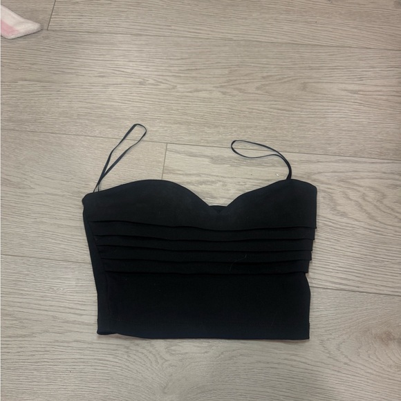 Zara Strapless Crop Top S - Picture 8 of 10